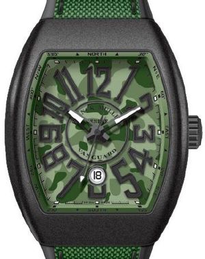 V 45 SC DT CAMOUFLAGE TTNRMC.VE CAMOUFLAGE VE.NR N Franck Muller Vanguard Camouflage