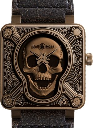 BR0192-BURNSK-BR Bell & Ross BR 01 Skull