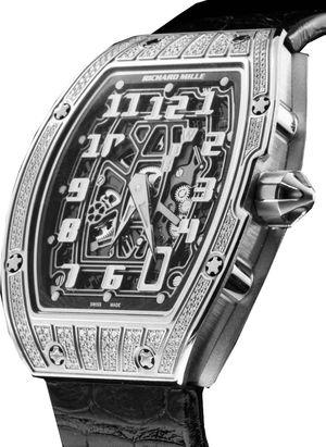 RM 67-01 Extra Flat titanium with diamond Richard Mille Mens collectoin RM 050-068