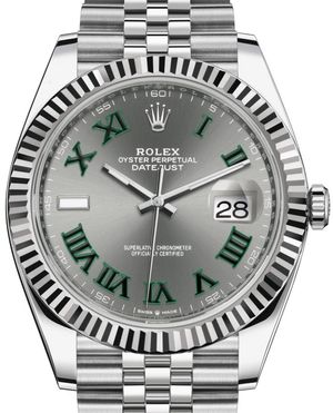 rolex datejust rhodium jubilee