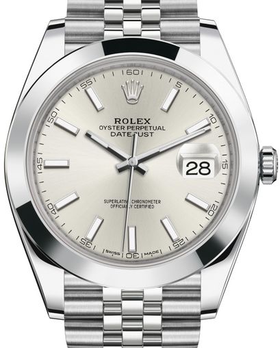 126300 Silver Rolex Datejust 41