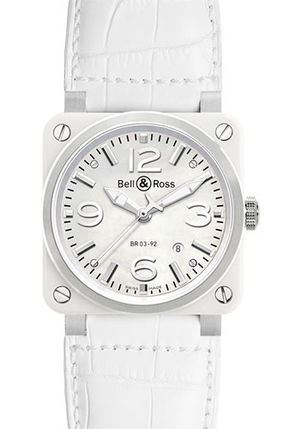 BR0392-WH-C/SCA Bell & Ross BR 03