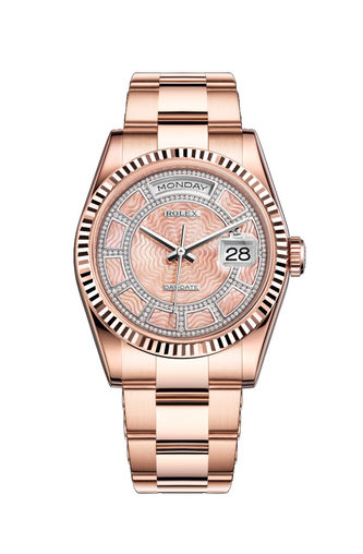 118235 Carousel of pink mother-of-pearl Rolex Day-Date 36