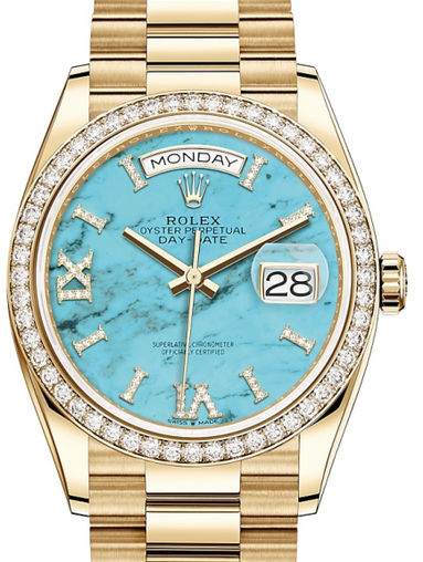 128348RBR Turquoise Rolex Day-Date 36