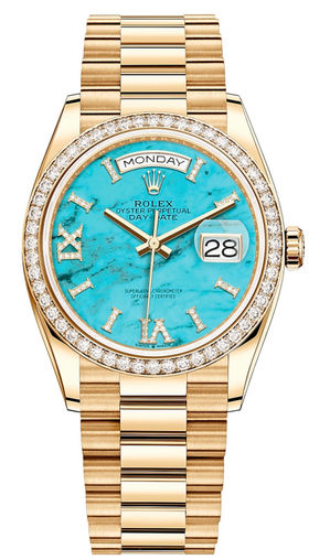 128348RBR Turquoise Rolex Day-Date 36