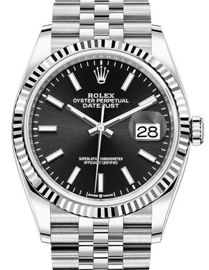 126234 Black Rolex Datejust 36