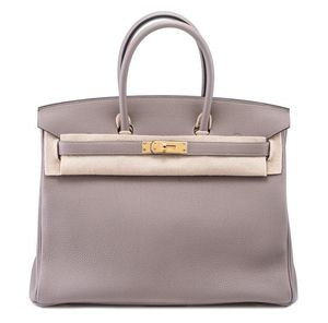 Birkin 35 Gris Asphalte Hermès Bag
