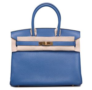 Birkin 30 Bleu Agate Hermès Bag