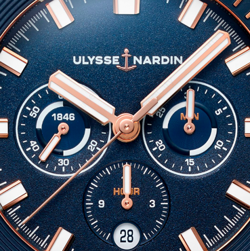 1502-170-3/93 Ulysse Nardin Diver Chronograph