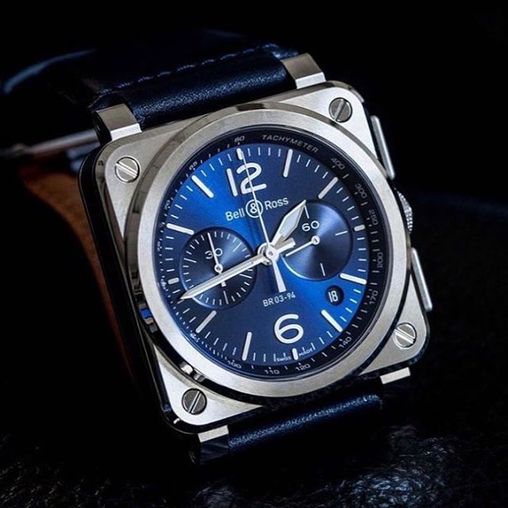 BR0394-BLU-ST/SCA Bell & Ross BR 03-94 Chronograph