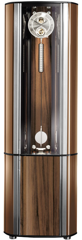 HIGH-GLOSS HOMMAGE WALNUT WORLD TIME TOURBILLON CL Buben & Zorweg Objects of Time