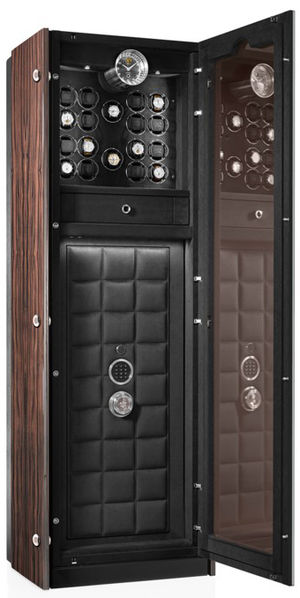 HIGH-GLOSS MACASSAR WITH SAFE SI-110 Buben & Zorweg Objects of Time