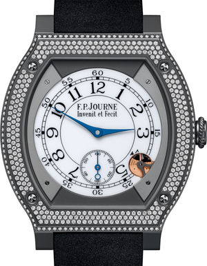 48 mm titalytr set diamonds Black F.P.Journe Elegante