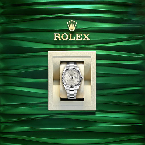 126334 Silver index Rolex Datejust 41