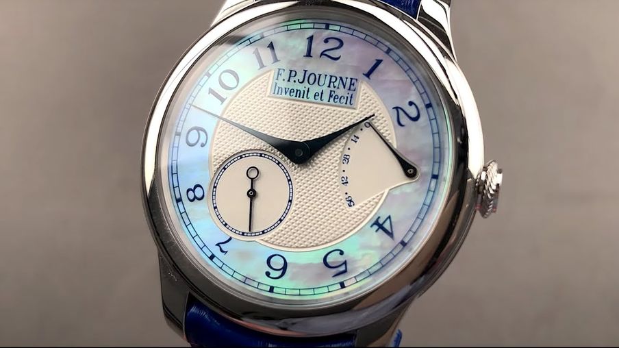Chronometre Souverain Nacre Platinum case F.P.Journe Boutique