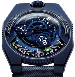 UR-100V Blue Planet  Urwerk UR-100 SpaceTime