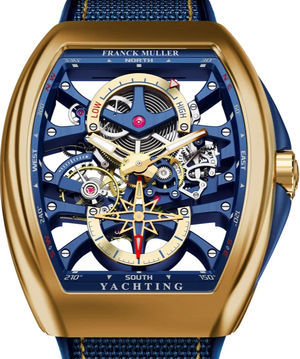V 45 S6 PR SQT ANCRE FM YACHT (BL) YG Franck Muller Vanguard Yachting