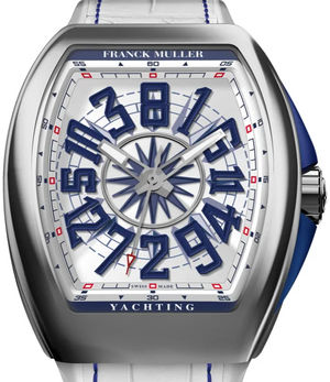 V 45 CH YACHT (BL) White Dial Franck Muller Crazy Hours