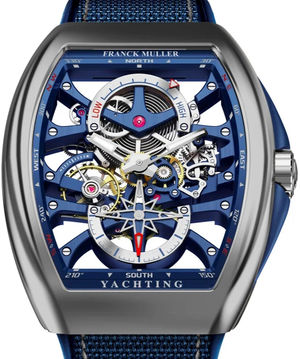 V 45 S6 PR SQT ANCRE FM YACHT (BL) ST Franck Muller Vanguard Yachting