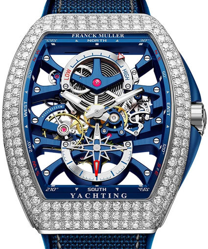 V 45 S6 PR SQT ANCRE FM YACHT (BL) WG Franck Muller Vanguard Yachting