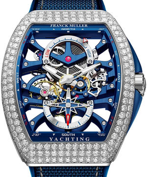 V 45 S6 PR SQT ANCRE FM YACHT (BL) WG Franck Muller Vanguard Yachting