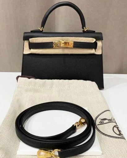 Bag Noir Black Epsom Gold Hardwere Hermès Bag