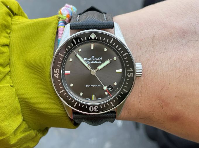 5100B 1110 B52A Blancpain Fifty Fathoms