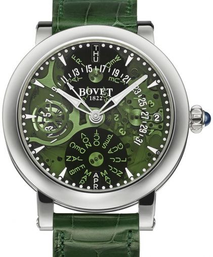 R21 Green Sapphire Dial Titanium Bovet Dimier