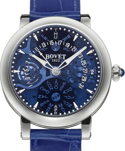 R21 Blue Sapphire Dial Titanium Bovet Dimier