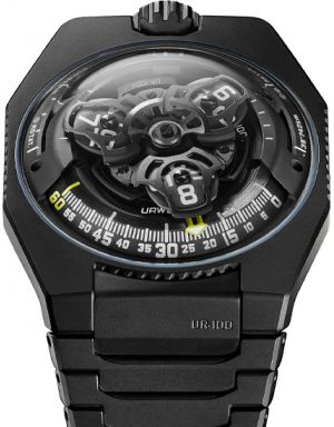 UR-100V Full Black Titanium Jacket Urwerk UR-100