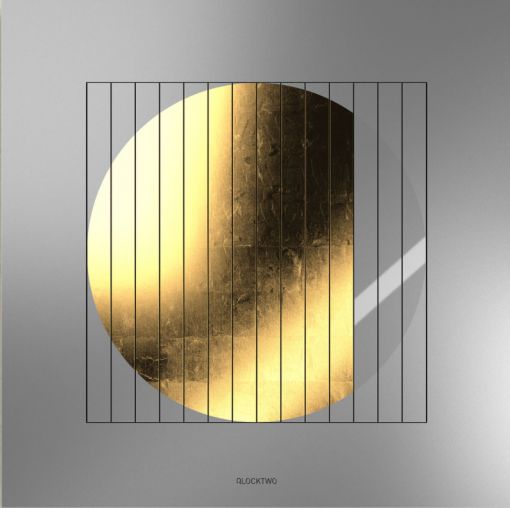 dawn gold Qlocktwo Moon 90