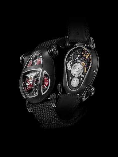 104139 steel black PVD MB&F Performance Art