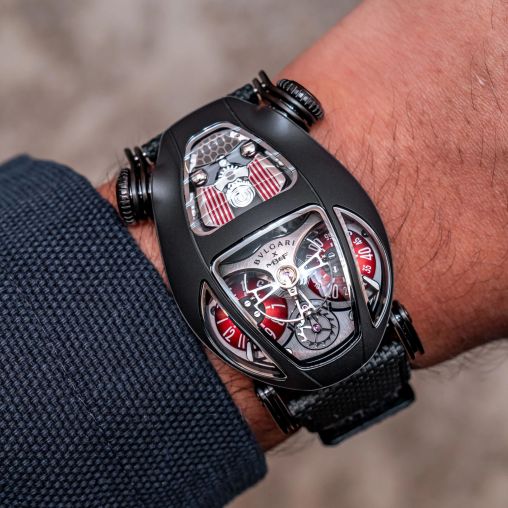 104139 steel black PVD MB&F Performance Art