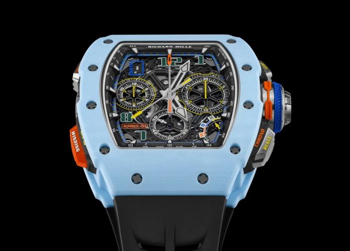 RM 65-01 blue Richard Mille Mens collectoin RM 050-068