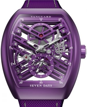 V 41 S6 SQT BXT (ACBR) Violet Franck Muller Vanguard Skeleton