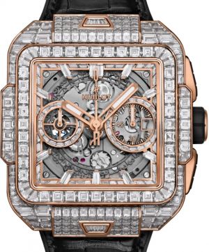 821.OX.9018.LR.9904 Hublot Square Bang