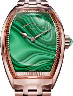 CX 24 QZ MINERAL MALACHITE Franck Muller Cintree Curvex