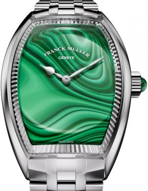 CX 24 QZ MINERAL MALACHITE–AC Franck Muller Cintree Curvex