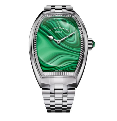 CX 24 QZ MINERAL MALACHITE–AC Franck Muller Cintree Curvex