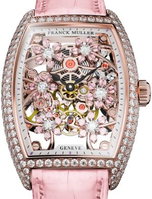 2850 S6 SQT CURVEX CUT FLOWER PK D Franck Muller Cintree Curvex