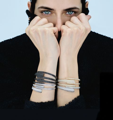 REGULAR BLACK TIE BRACELET 000-4233BK-NS Crivelli  Like