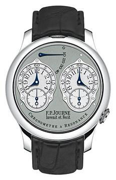 chronometre a resonance pt grey leather F.P.Journe Classique