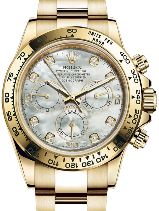 rolex daytona gold and white