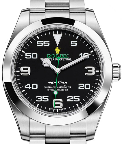 rolex air king double 9