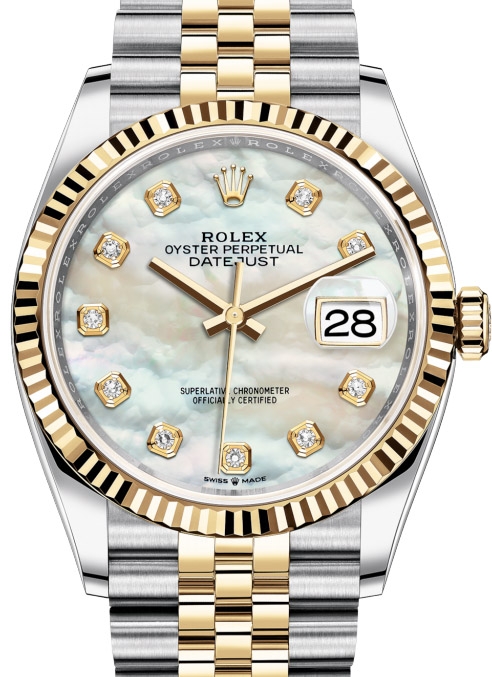 rolex datejust 28 mother of pearl