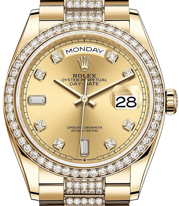 gold rolex day date 36