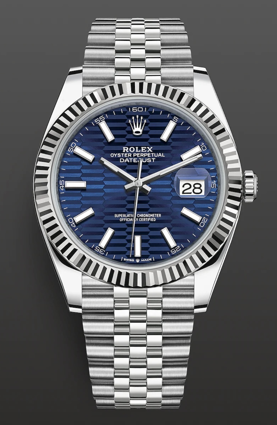 Datejust 41 blue jubilee hotsell